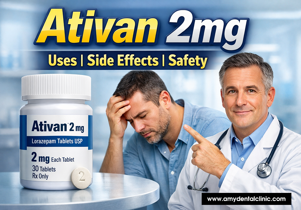 what is ativan 2mg used for